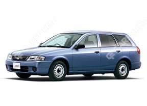 Ворсовые коврики на Nissan AD (Y11) 1999 - 2008