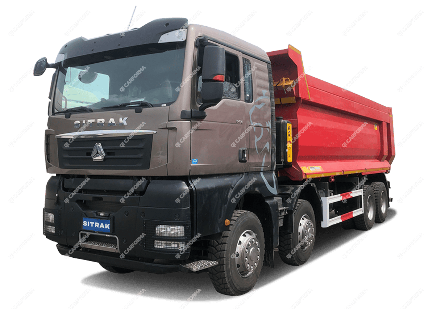 Ворсовые коврики на Howo Sinotruk Sitrak C7H широкая кабина 2014 - 2025