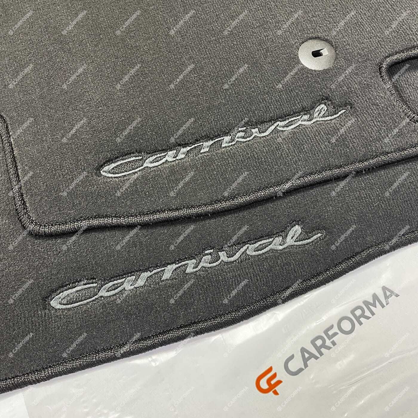 Коврики на KIA Carnival IV 7 мест без оттоманок 2020&nbsp;-&nbsp;2025 в Волжском