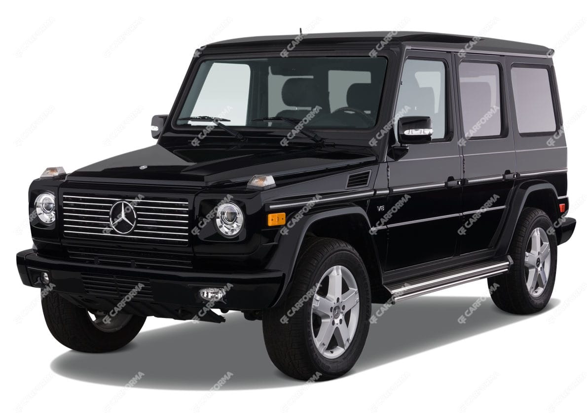 Ворсовые коврики на Mercedes G (W463) рестайлинг 2001 - 2018