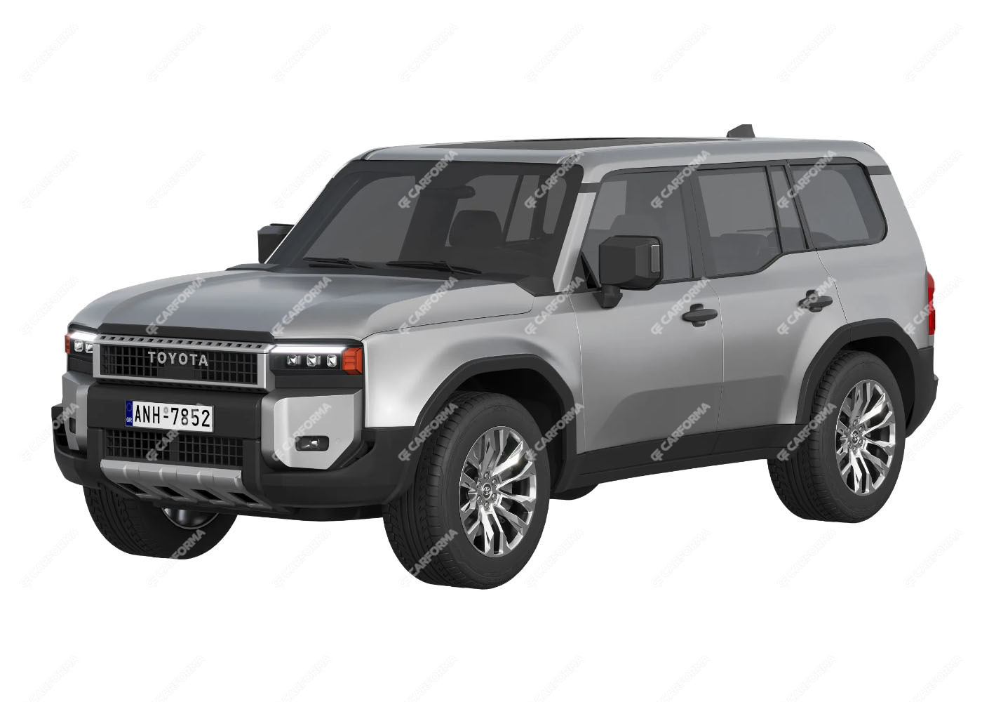 Ворсовые коврики на Toyota Land Cruiser Prado 250 2023 - 2025