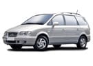 Ворсовые коврики на Hyundai Trajet 1999 - 2008 в Волжском