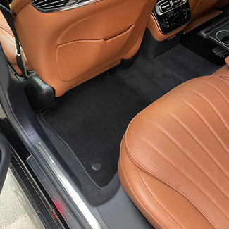 Ворсовые коврики на Mercedes S (W223, V223) 2020 - 2025 в Волжском