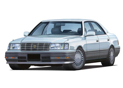 Ворсовые коврики на Toyota Crown (S150) 1995 - 2001 в Волжском