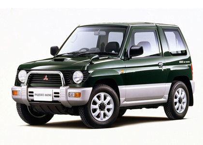 Ворсовые коврики на Mitsubishi Pajero Mini I 1994 - 1998 в Волжском