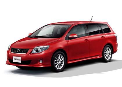 Ворсовые коврики на Toyota Corolla Fielder (E14) 2006 - 2012 в Волжском