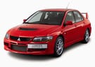 Ворсовые коврики на Mitsubishi Lancer Evolution IX 2005 - 2007 в Волжском