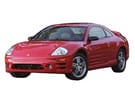 Ворсовые коврики на Mitsubishi Eclipse III 1999 - 2005 в Волжском