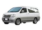 Ворсовые коврики на Nissan Elgrand (E50) 1997 - 2002 в Волжском