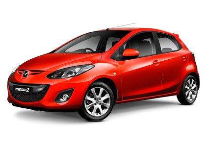 Ворсовые коврики на Mazda 2 2007 - 2015 в Волжском