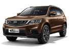 Ворсовые коврики на Geely Emgrand X7 второй рестайлинг 2019 - 2022 в Волжском