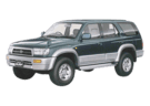 Ворсовые коврики на Toyota Hilux Surf III 1995 - 2002 в Волжском