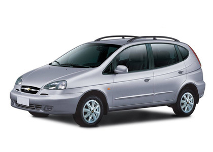 Ворсовые коврики на Chevrolet Rezzo 2004 - 2008 в Волжском