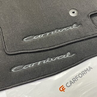 Коврики на KIA Carnival IV 7 мест с оттоманками 2020&nbsp;-&nbsp;2025 в Волжском