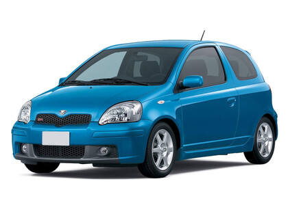 Ворсовые коврики на Toyota Vitz I 1998 - 2005 в Волжском