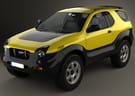 Ворсовые коврики на Isuzu Vehicross 1997 - 2001 в Волжском