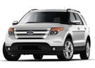 Ворсовые коврики на Ford Explorer V 2010 - 2019 в Волжском