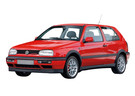 Ворсовые коврики на Volkswagen Golf 3 1991 - 1998 в Волжском
