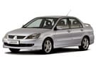 Ворсовые коврики на Mitsubishi Lancer IX 2000 - 2010 в Волжском