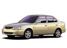 Ворсовые коврики на Hyundai Accent 1999 - 2012 в Волжском