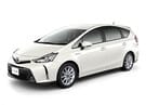 Ворсовые коврики на Toyota Prius Alpha 2011 - 2021 в Волжском