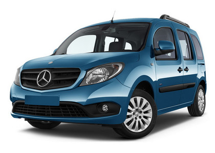 Ворсовые коврики на Mercedes Citan (W415) 2012 - 2020 в Волжском